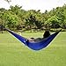 Camping Hammock Set for 2 Persons Blue/Grey - Indoor and Outdoor Hanging Kits - Ultra Durable Nylon By BackyardCamping - Portable Bed for Garden, Camp, Backpacking, Outdoor Adventures - Single/Double