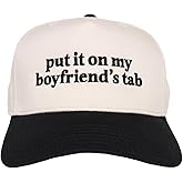 KATYDID Tab Embroidered Trucker Hat for Women & Men - Vintage Two-Tone Snapback Baseball Cap - Trendy, Western Style Hat