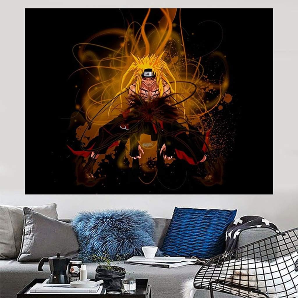 ZDNALS Naruto Anime Tapestry Living Room Bedroom Dormitory Decorative Wall Tapestry Tapestry (Color : A, Size : 200CM×150CM)