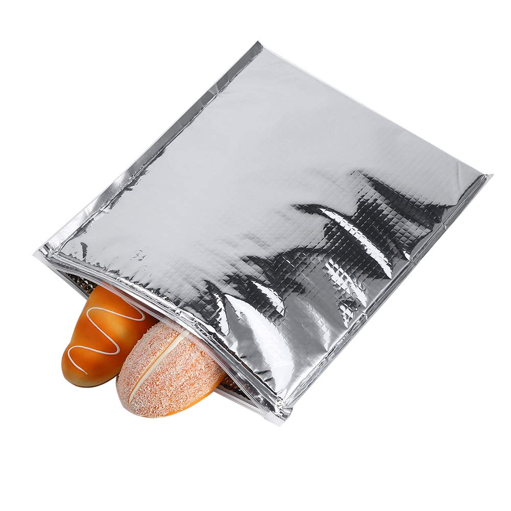 VGEBY 5Pcs Insulated Sandwich Bags Waterproof Aluminum Foil Packs for Travel School Picnic (Size : 30 * 35cm) Hiking Camping