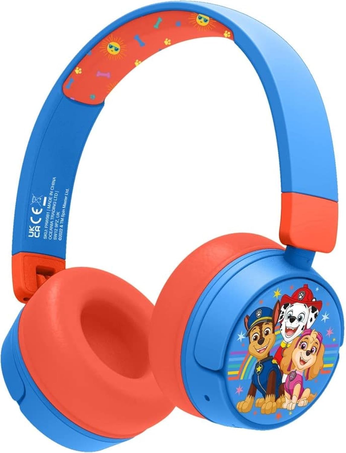 OTL Technologies PAW981 Paw Patrol Kids Wireless Headphones for Ages 3-7 Years