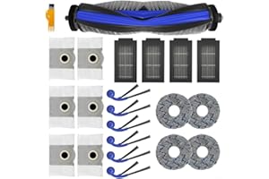 Set of Replacement Accessories for ECOVACS For DEEBOT T30C For Omni / T30C For Gen2 Main Brush Filter Mop Cloth Dust Bag Side