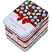 Christmas Holiday Gift Card Tin Holder Boxes 6 Pack Winter Design Gift Cards Box Money Storage Container Holders with Lids by Gift Boutique
