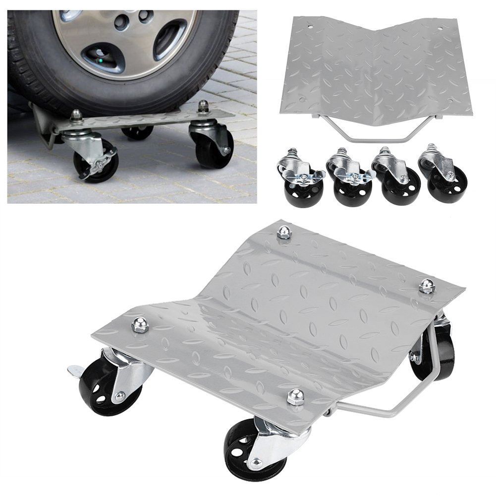 Jacks 2 Set Tire Skates Wheel Car Van Positioning Trolley Dolly Ball