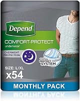 Depend Comfort Protect Incontinence Pants for Men Large/XL 54 Pants view 1