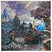 Thomas Kinkade Cinderella Wishes Upon A Dream 14 x 14 Gallery Wrapped Canvas