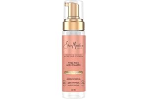 SheaMoisture Frizz-Free Curl Mousse for curly hair Coconut & Hibiscus with Silk Protein & Neem Oil 222mL