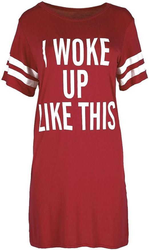 ladies night dress t shirt