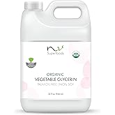 NV Superfoods - Organic Vegetable Glycerin - 32 Fl Oz - Palm Oil Free - USP Food Grade, 100% Natural, Carrier for Essential Oils, Perfect for Skin, Hair & Nails as well as Arts & Crafts