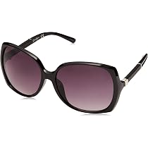 Jessica Simpson Women\'s Black‎ Oval Sunglasses Gradient Frame Classic Y2k Retro Jessica Simpson Women main image 2