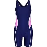 beautyin Girls Swimsuit Size 7-16 Boyleg One Piece Athletic Bathing Suit Training Swimwear
