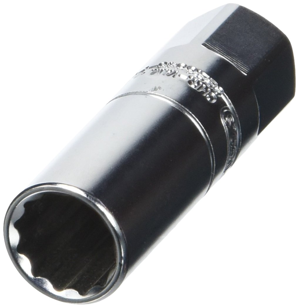 KS Tools 922.3846 - Candle Socket 3/8", 14 mm - Long Version - Ultimate® Range - Chrome Vanadium - Satin Finish