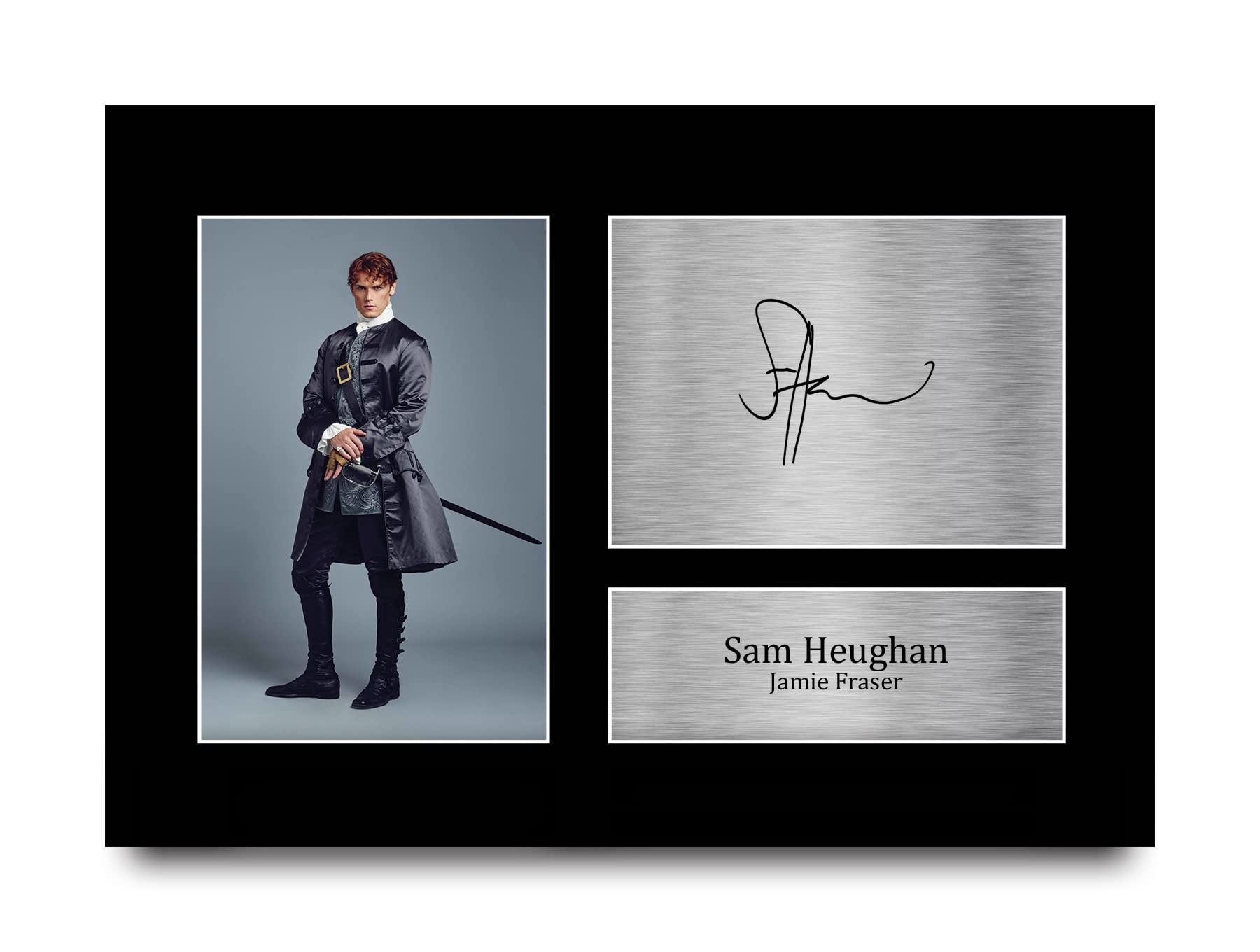 HWC Trading A4 Sam Heughan Outlander Gifts Printed Signed Autograph Picture for TV Show Fans