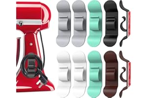 YOELIKE 10 PCS Cord Organizer for Kitchen Appliances, 2022 New Upgraded Cord Organizer Cord Winder Cord Wrapper Cord Keeper Cord Holder Stick on Coffee Maker, Air Fryer, Pressure Cooker, Mixer, Toaster