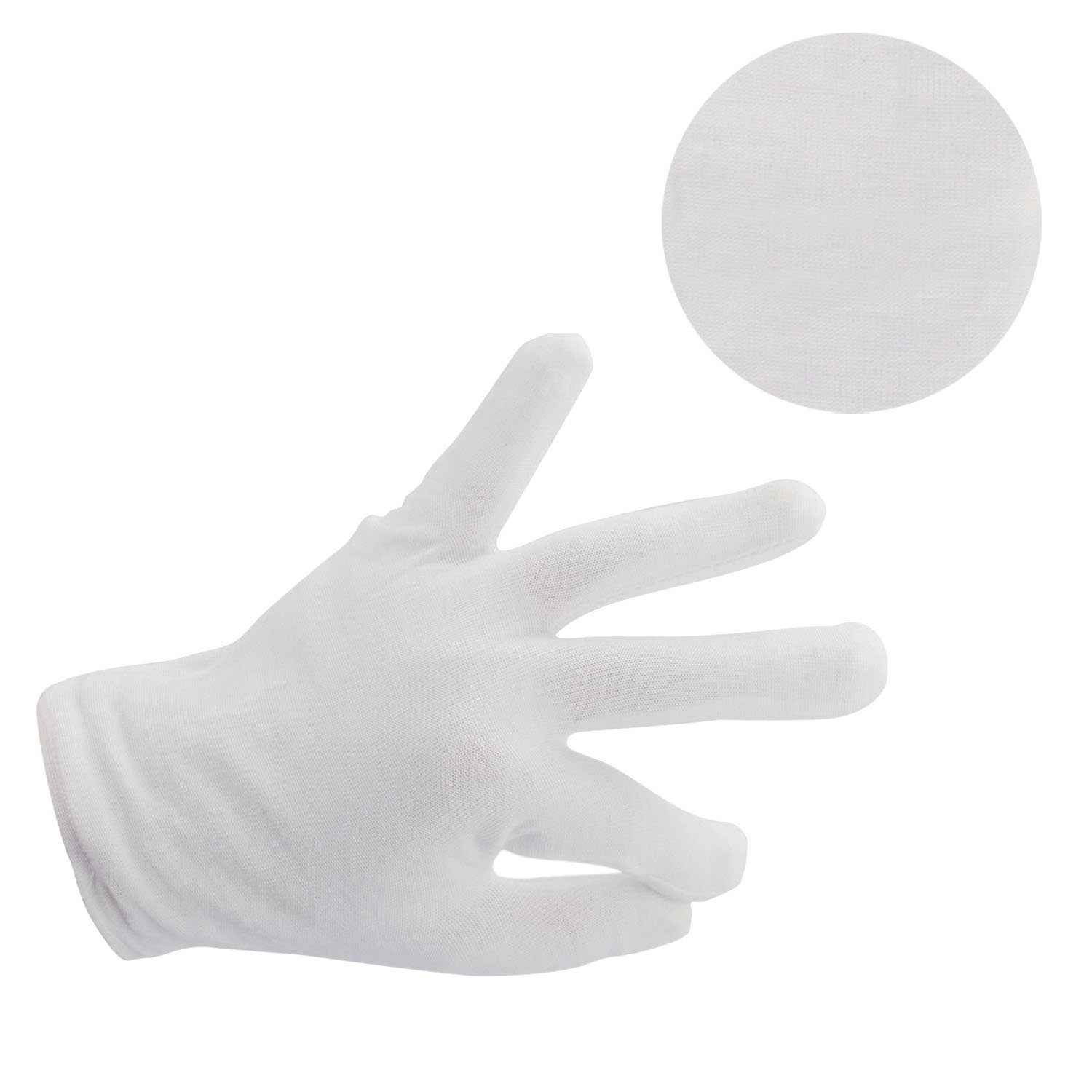 Aboat 6Pairs Cotton Gloves Moisturizing Gloves Hand Spa Gloves Cotton Cosmetic Moisturizing Gloves, White : Beauty