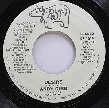 Andy Gibb 45 Rpm Desire Desire Andy Gibb Amazon Es Musica