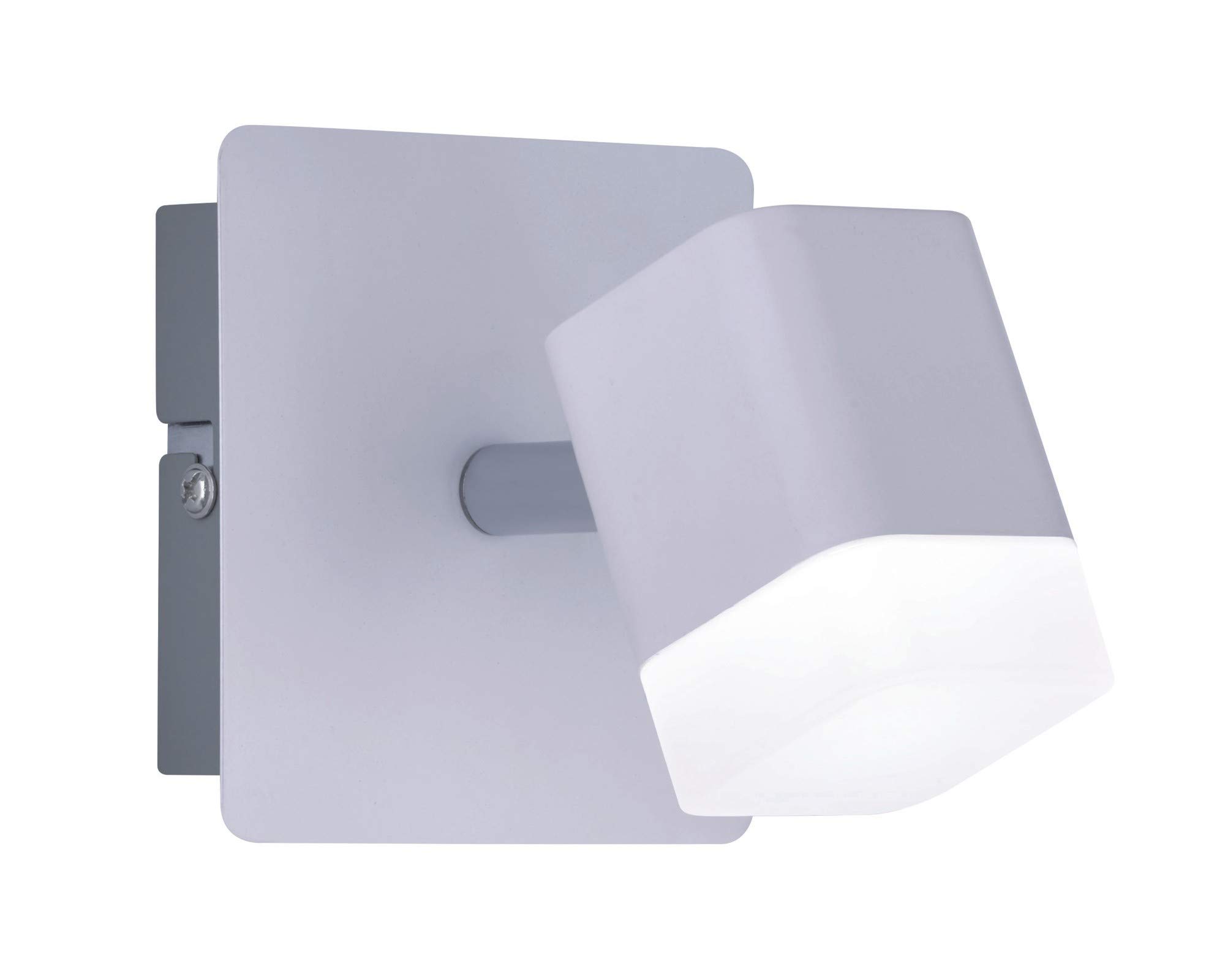 Reality Leuchten Roubaix R82151131 LED Wall Spotlight Metal White Acrylic 4 Watt