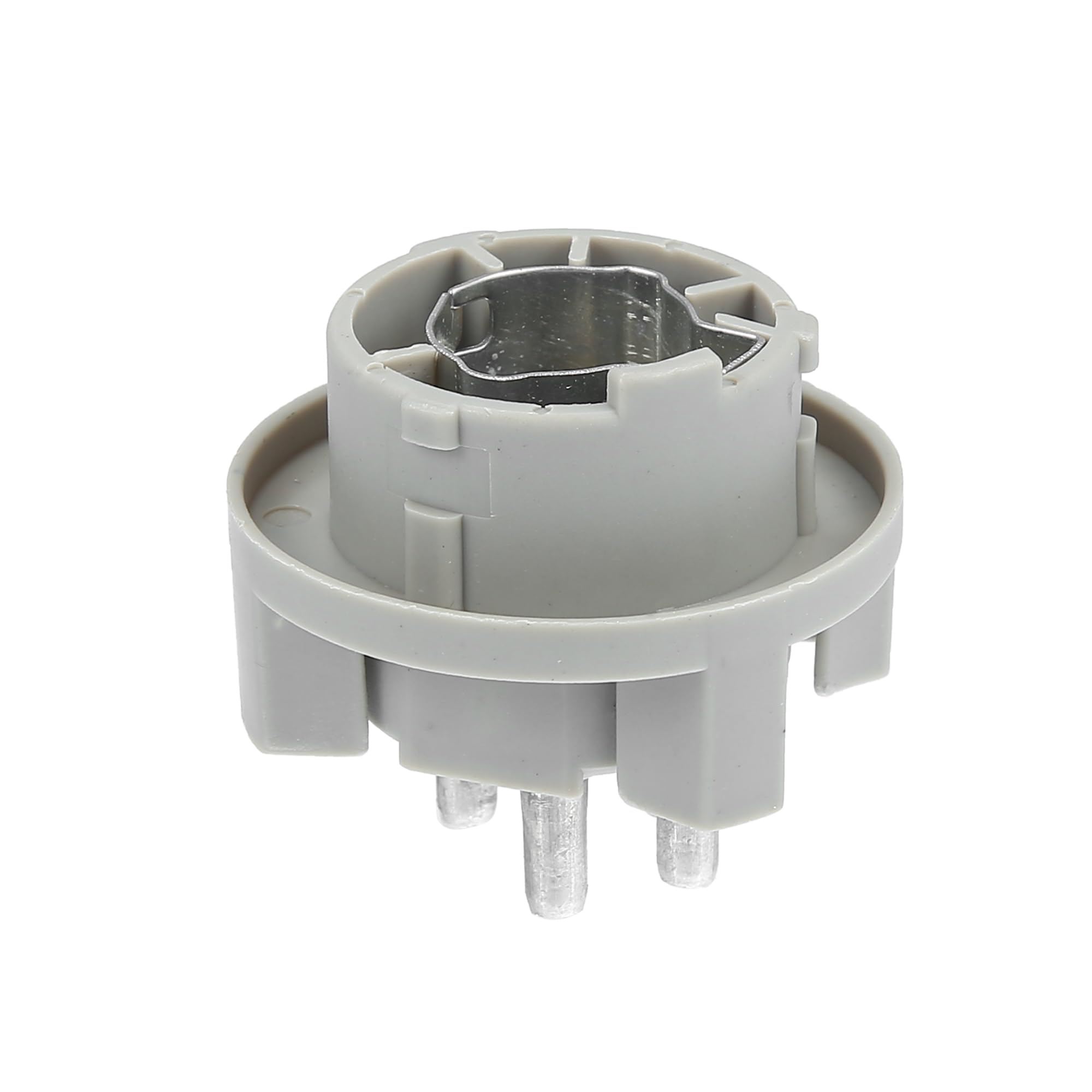 Photo 1 of VekAuto No.A0008269582 Turn Signal Light Socket Compatible for Mercedes-Benz 300 500 SL 1990-1993, Durable Plastic Gray Car Lamp Socket