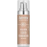 lavera Hyaluron Liquid Foundation - Cool Honey 04 - Foundation Make Up with Hyaluron & Almond Oil for a Flawless Complexion - Face Make Up - PETA Certified - Vegan - Made in Germany - 1 Fl Oz