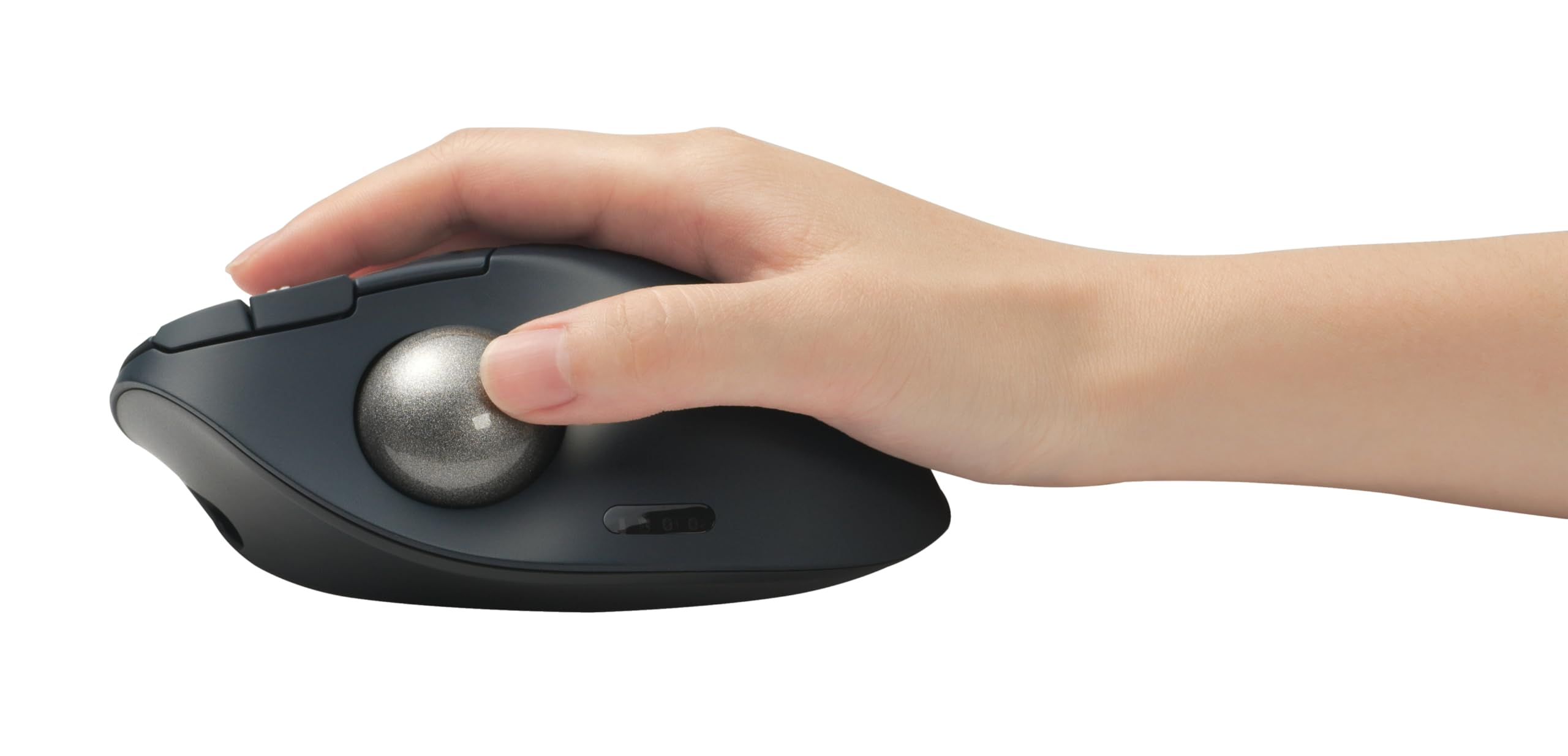 Kensington Pro Fit Ergo TB550 Trackball-Maus, wiederaufladbar Batterie, kabellose Bluetooth Maus, ergonomischer 34-mm-Trackball mit 4D-Scrollring, aus bis zu 51% recyceltem Kunststoff (K72196WW) 8