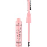essence Brow Lift &amp; Freeze Glue, 18h Hold Eyebrow Gel (01 | Clear Control) | Fluffy Flake Free Finish, Lamination Look, Spoolie Comb and Brush Applicator, Vegan, Cruelty Free, Paraben Free, 0.23 fl oz