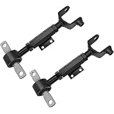 Panwarmoll Rear Top Suspension Control Arm Adjustable 52390-S5A-A01 | Compatible with Honda Civic/Acura RSX EL 2001-2005, Alignment Suspension Camber Control Arms Kit Right and Left Side