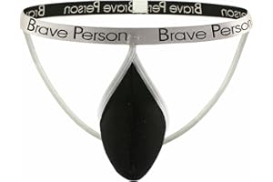 BORNIU Men's Underwear T-Back Thongs Sexy Low Rise G-String Briefs Breathable Lightweight Jockstrap Underwear Pants