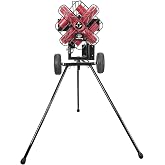 Furlihong 767BH 4-Wheel Baseball Pitching Machine for Professionals | up to 112 MPH, X-Design, Adjustable Angles for Youth League, High School, College, Travel Teams Training