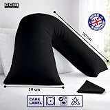 Rohi Orthopaedic V Pillow with Case – Anti Allergy Hollowfibre Support view 7