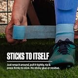 SPORTTAPE 6 Rolls Cohesive Bandage 5cm x 4.5m Mixed Colours Vet Wrap view 2