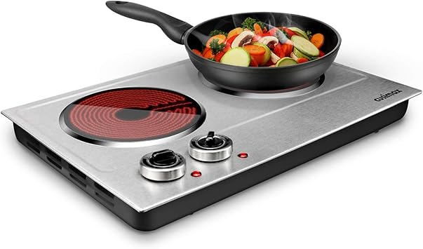 Amazon Com Cusimax 1800w Ceramic Electric Hot Plate For Cooking
