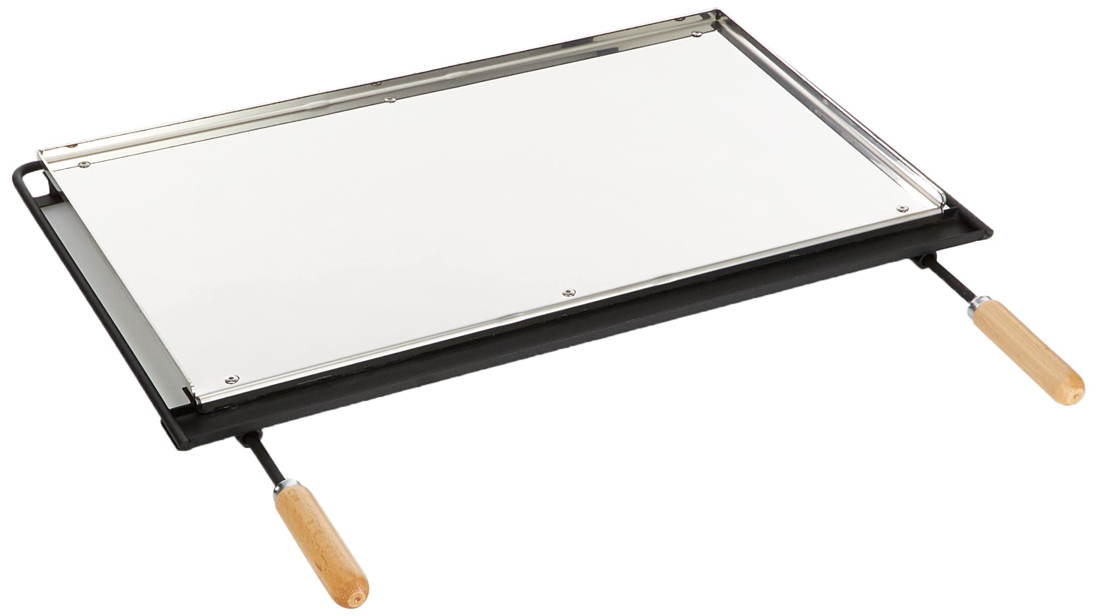 Imex El Zorro 71619 Stainless Steel BBQ Griddle, 68 x 41 cm, Grey