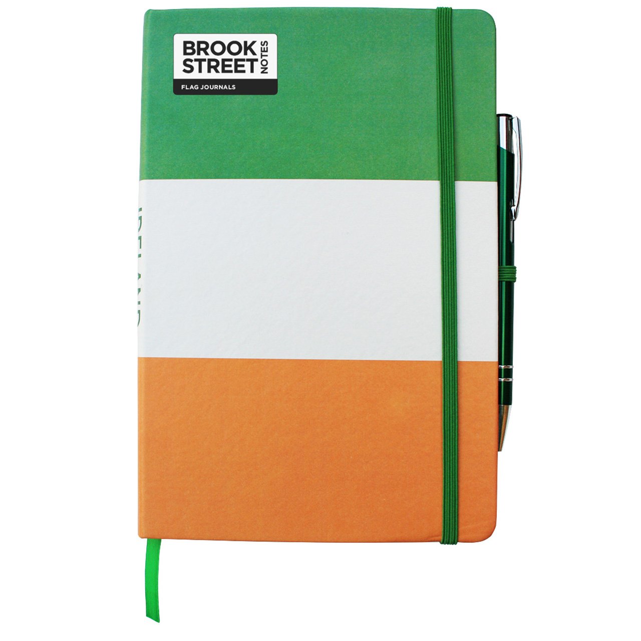 Ireland Flag Notebook - Hardback A5