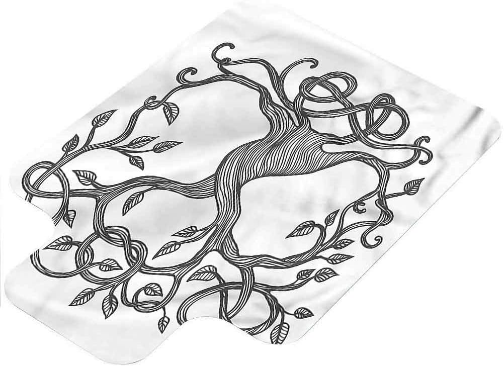 Alfombra para silla de piso duro Celtic, árbol de la vida ramas