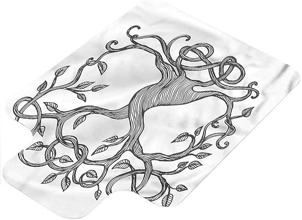 Alfombra para silla de piso duro Celtic, árbol de la vida ramas