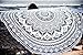 Round Beach Towels or Boho Blanket, Hippie Mandala Tapestry