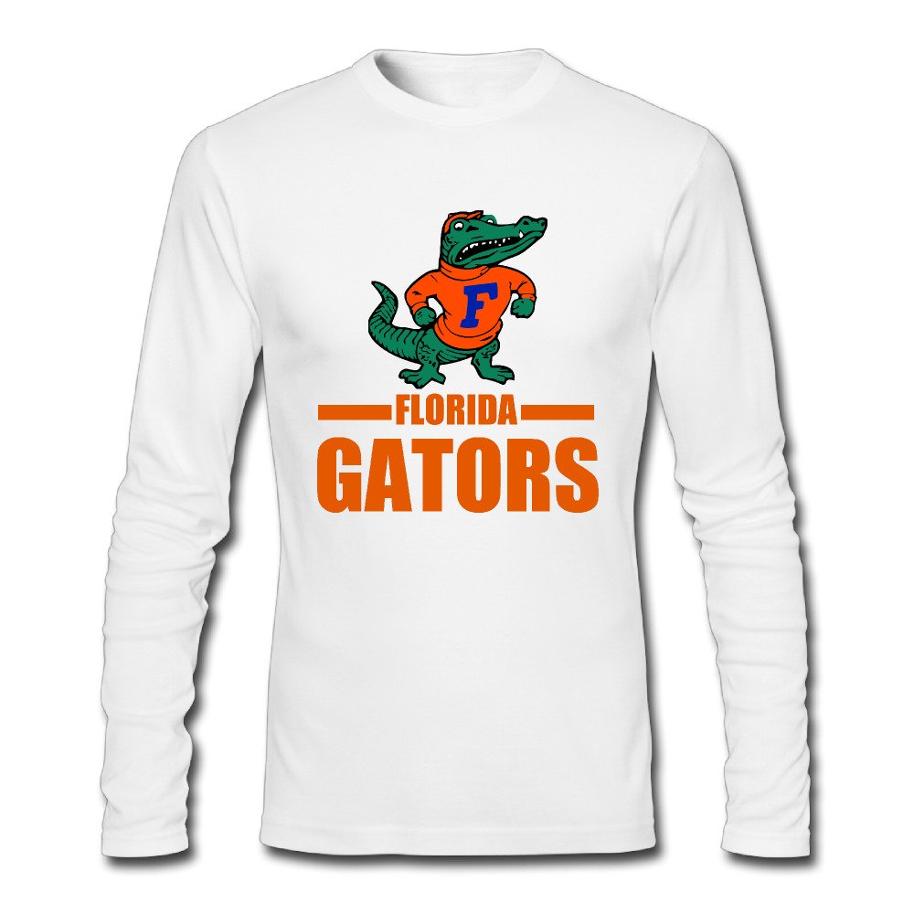 Florida Gators Men S 100 Cotton Long Sleeve T Shirts Heathergray