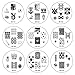Bundle Monster 26pc Nail Art Image Manicure Stamping Plates-CYO 1 Collection