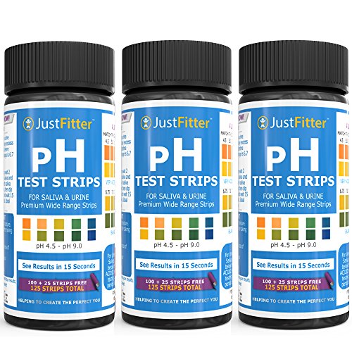Buy pH Test Strips (3 BOTTLES). Test Alkaline and Levels in the Body
