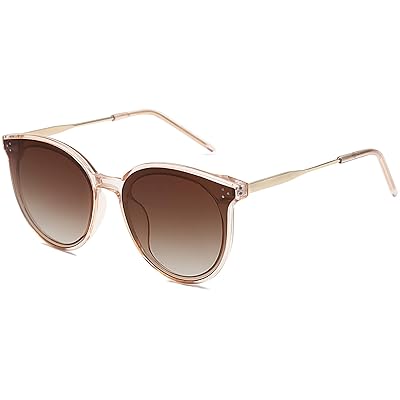 SOJOS Retro Round Sunglasses for Women Oversized Mirrored Glasses DOLPHIN SJ2068