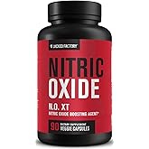 Jacked Factory N.O. XT Nitric Oxide Supplements for Men w/Nitrosigine L Arginine L Citrulline Supplement for Muscle Pumps & Vascularity - Pre Workout Nitric Oxide Booster & Muscle Builder - 90 Caps