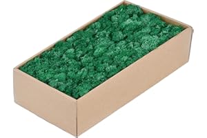TAIKUU 久の物 1.1lb Moss Preserved Artificial Moss Fake Moss Green Moss Reindeer Moss for Craft Arts Floral Project Planters Table Decor Wedding Garden Terrariums Decoration