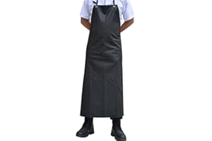 Surblue Waterproof Rubber Vinyl Apron Projects Industrial Chemical Resistant Work Safe Clothes,Anti-Corrosion Rubber Apron St