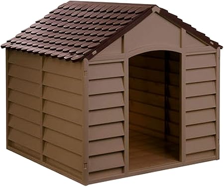 Avanti Maxi Niche Pour Chien En Résine Plastique Taille Moyennegrande 78 X 84 X 85 Cm Marron