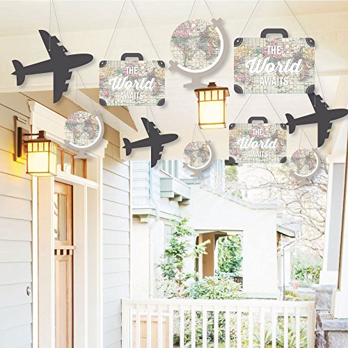 Hanging World Awaits Outdoor Hanging Decor Travel Themed Party
