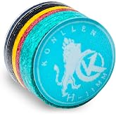KONLLEN 9-Layer Rainbow Pool Cue Tips, 11mm or 14mm | Choose hardness SX to H; includes transparent pads for cue tip installation