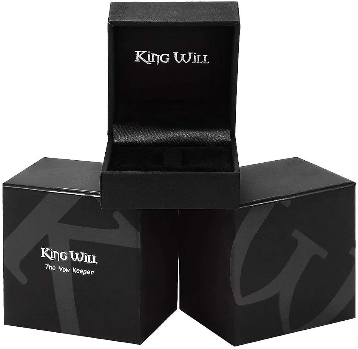 King Will Glory Men's 4mm 6mm 8mm Tungsten Carbide Ring 24k Gold Plated Domed Polished Finish Wedding Band | 