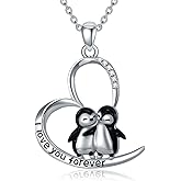 KoyeKei Cute Animal Necklace for Women 925 Sterling Silver Animal Pendant Jewelry Christmas Birthday Gifts for Daughter