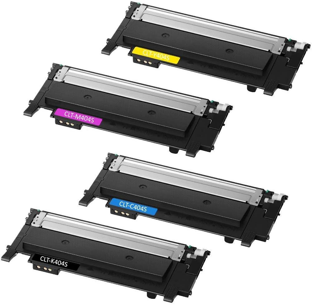 Do it Wiser Compatible Toner Cartridge Replacement for Samsung 404 404S CLT-K404S CLT-C404S CLT-M404S CLT-Y404S for Samsung Xpress C430W C480FW SL-C430W SL-C480W SL-C480FN SL-C430 SL-C480 (4 Pack)