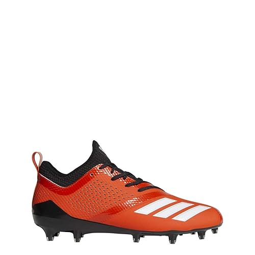 orange adidas football cleats